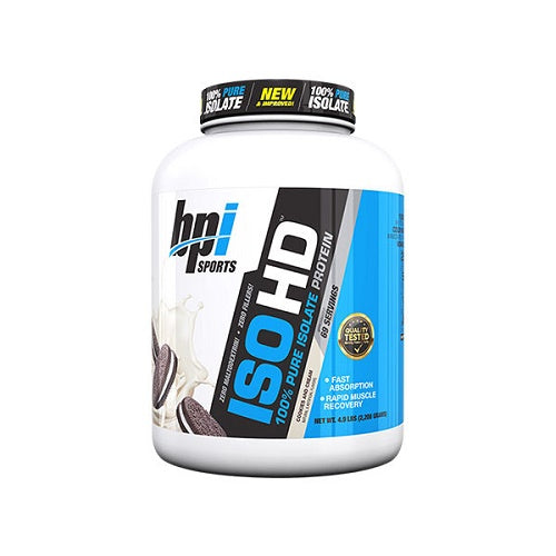 BPI Sports ISO HD 69 Servings Whey Protein Isolate Powder