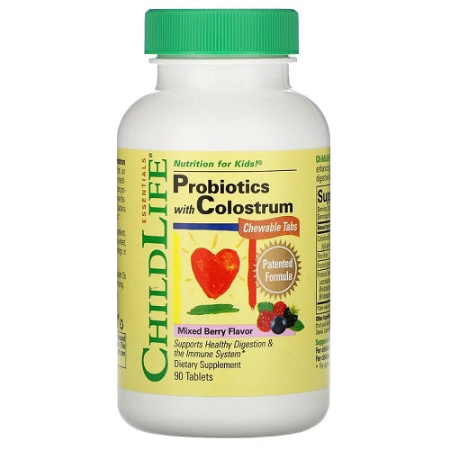 ChildLife Probiotics with Colostrum 90 tabs-europe-supplements