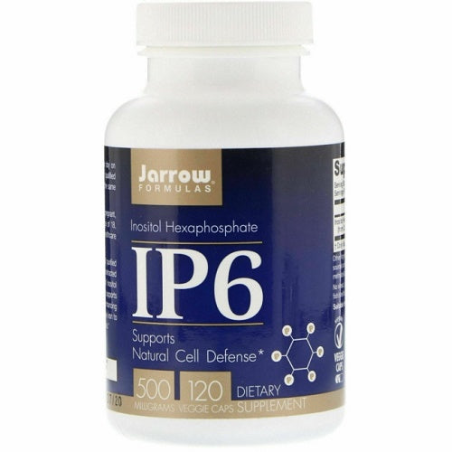 Jarrow Formulas IP6 Inositol Hexaphosphate 500mg 120 Veggie Caps