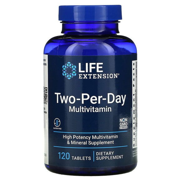 Life Extension Two-Per-Day Multivitamin 120 Tablets