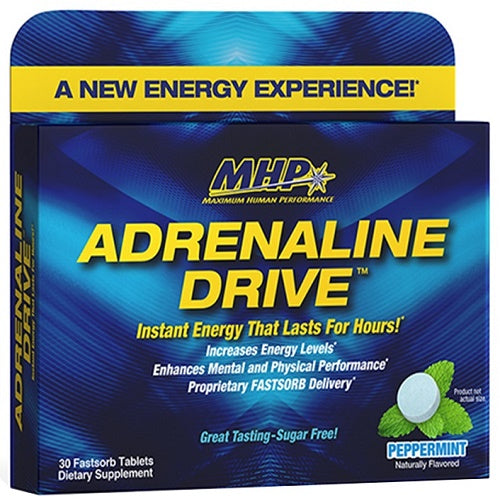 MHP Adrenaline Drive 30 Tablets Peppermint