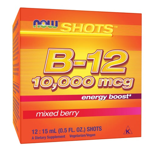 Now Foods Vitamin B-12 10000mcg 12xShots