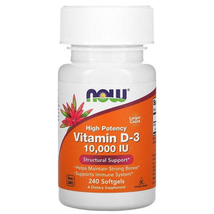 Now Foods Vitamin d3 10,000IU 240 Softgels