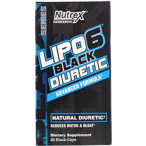 Nutrex Lipo-6 Black Diuretic 80 Caps