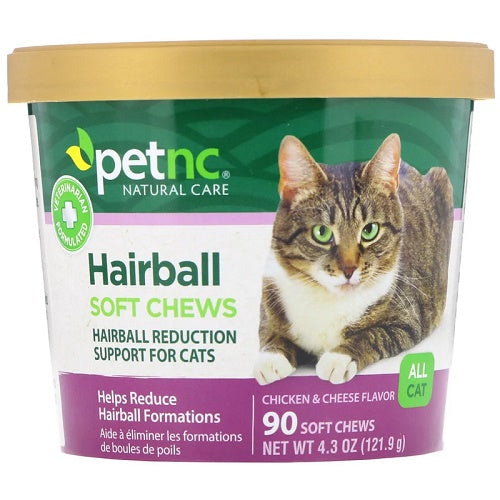 PETNC NATURAL CARE Hairball Soft Chews All Cat-EUROPE-SUPPLEMENTS