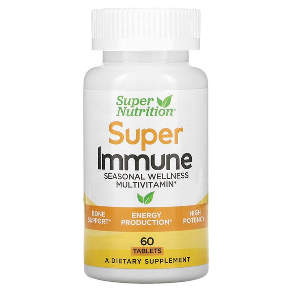 Super Nutrition Super Immune Seasonal Wellness Multivitamin 60 Tablets